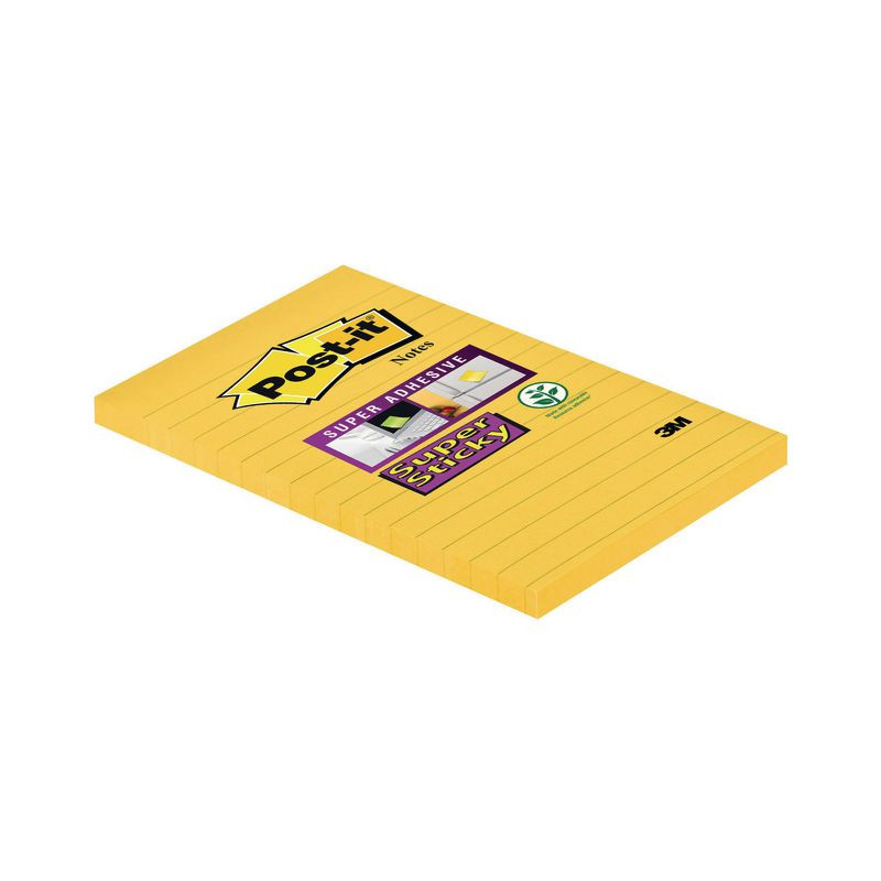 Produktbild för Notes POST-IT SS linj.102x152mm gul