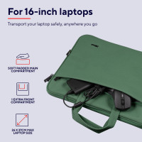 Miniatyr av produktbild för Bologna Laptopväska 16 Eco-friendly Grön