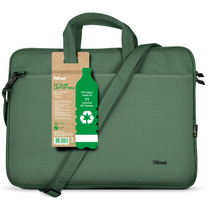 Produktbild för Bologna Laptopväska 16 Eco-friendly Grön