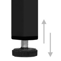 Produktbild för Garderob 90x50x180 cm svart stål
