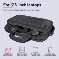 Miniatyr av produktbild för Sydney Laptopväska 17,3 Eco-friendly Svart