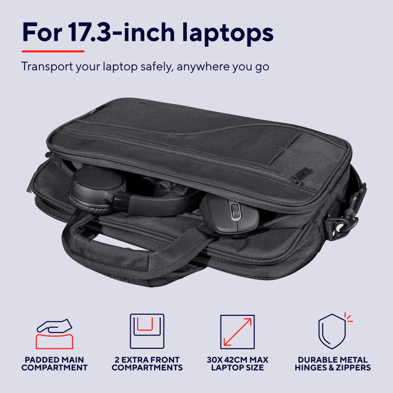 Produktbild för Sydney Laptopväska 17,3 Eco-friendly Svart