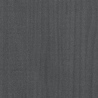 Produktbild för Bokhylla 4 hyllplan grå 40x30x140 cm massiv furu