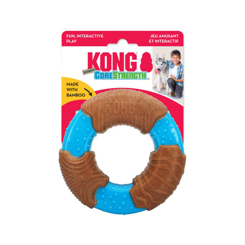 KONG Hundleksak CoreStrength Bamboo Ring Small KONG 9,5x2,5 cm