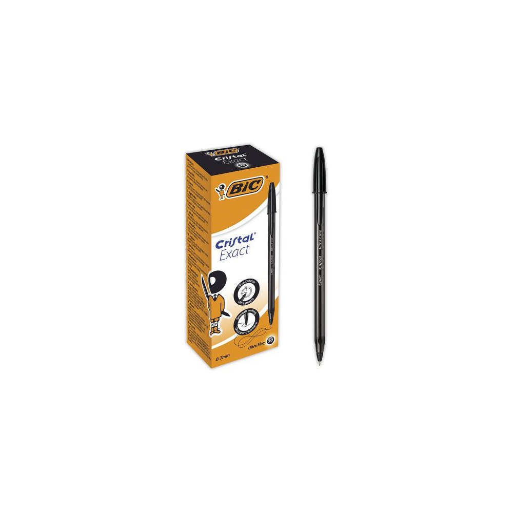 Produktbild för Kulpenna BIC Cristal 0,7 svart