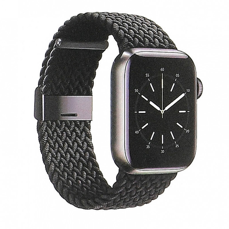 Produktbild för Watchband Braided BLACK Apple Watch 38/40/41