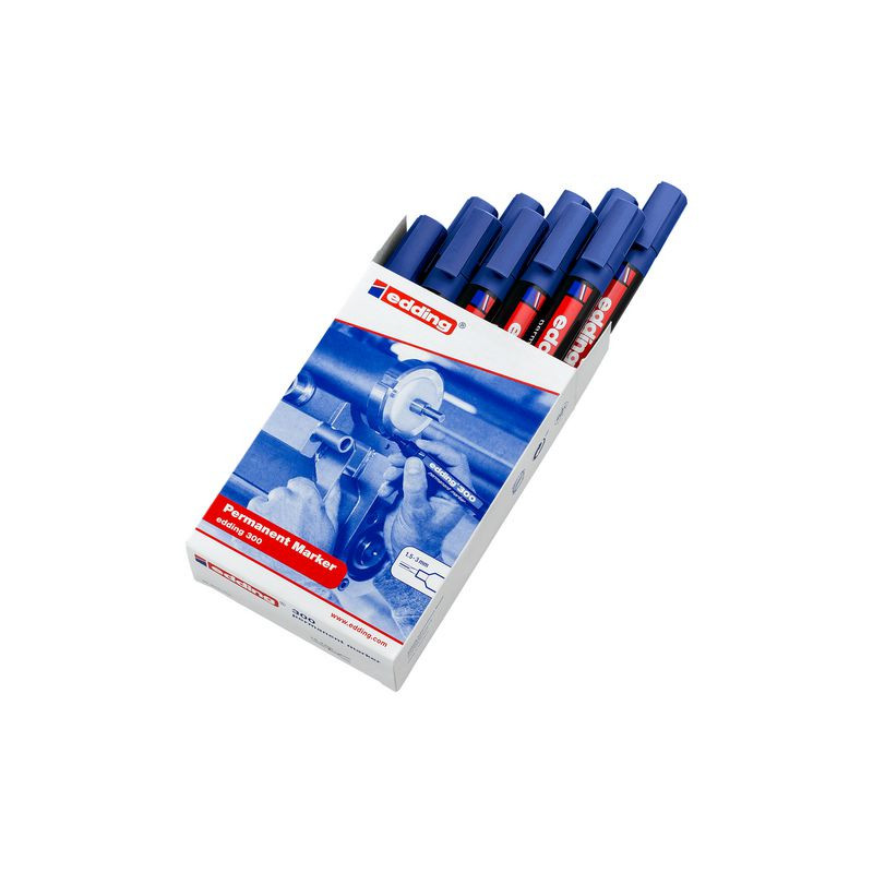 Produktbild för Märkpenna EDDING 300 blå