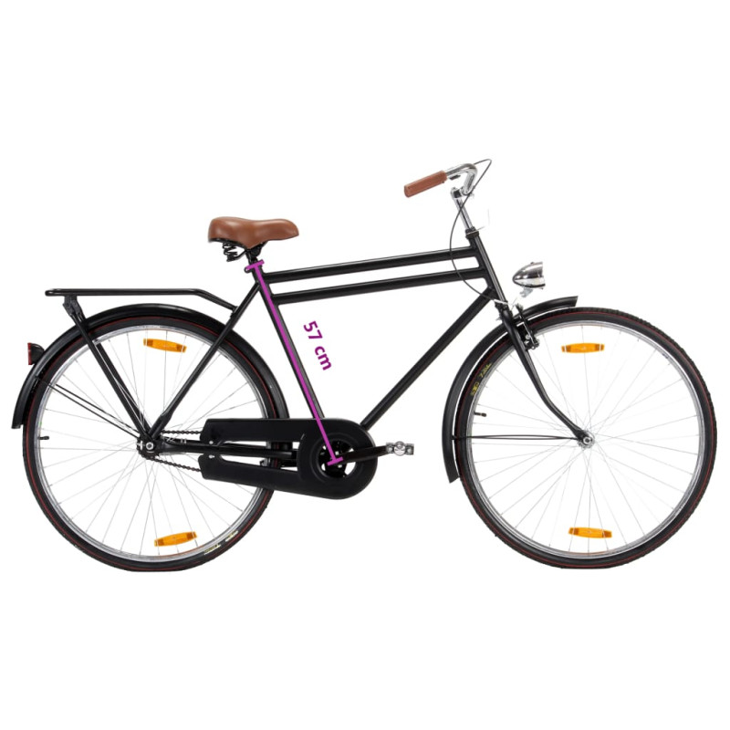 Produktbild för Holländsk cykel 28 tum däck 57 cm ram dam
