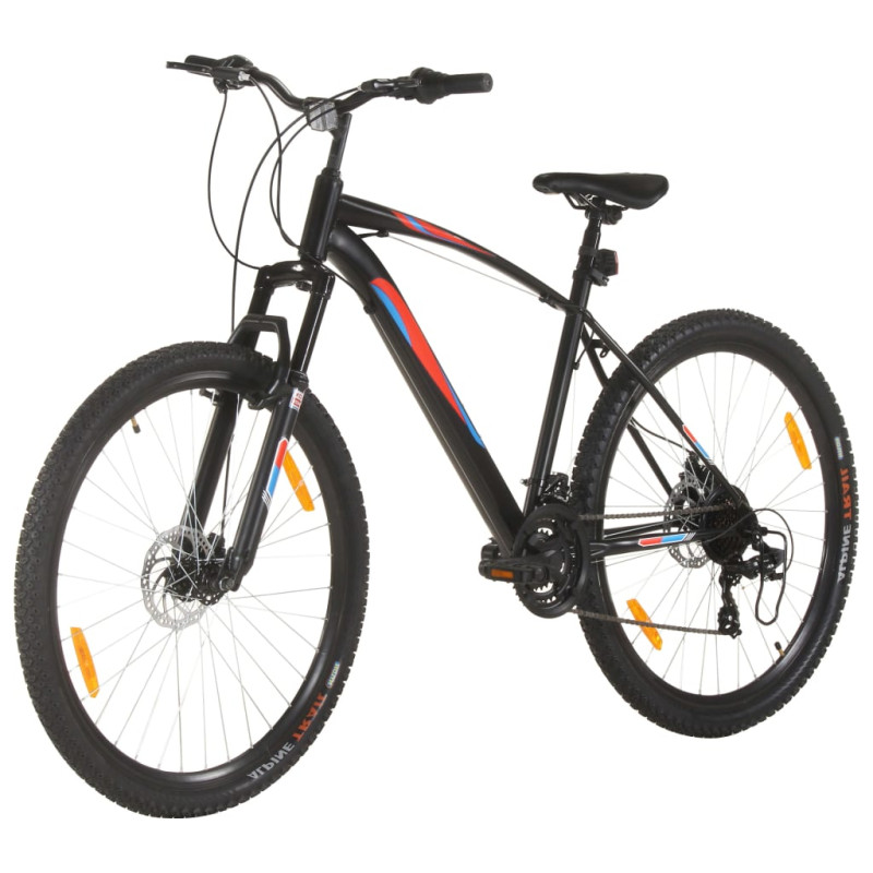 Produktbild för Mountainbike 21 växlar 29-tums däck 48 cm ram svart