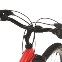 Miniatyr av produktbild för Mountainbike 21 växlar 27,5 tums däck 38 cm röd