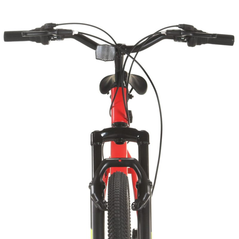 Produktbild för Mountainbike 21 växlar 27,5 tums däck 38 cm röd