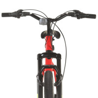 Miniatyr av produktbild för Mountainbike 21 växlar 27,5 tums däck 42 cm röd