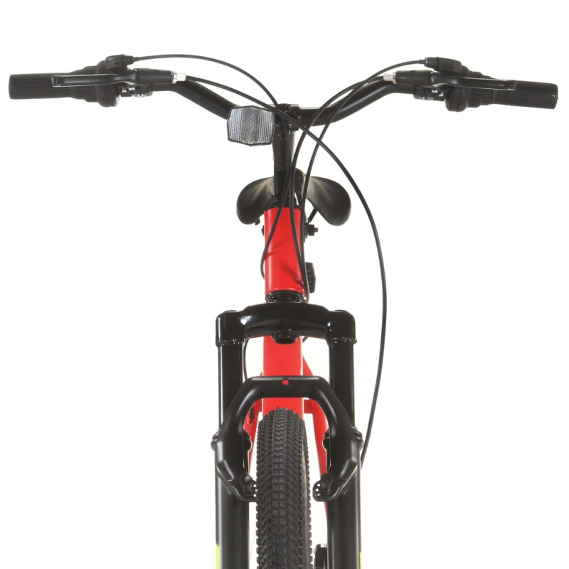 Produktbild för Mountainbike 21 växlar 27,5 tums däck 42 cm röd