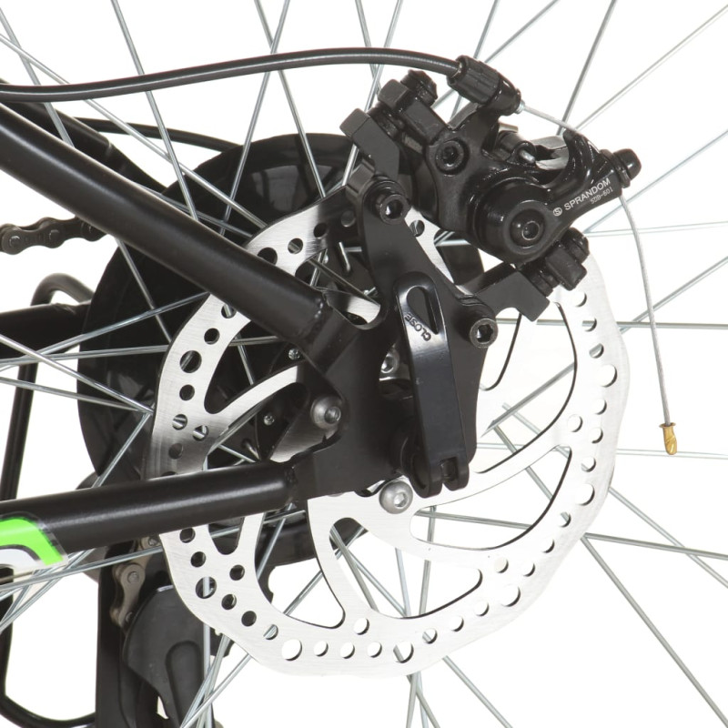 Produktbild för Mountainbike 21 växlar 26-tums däck 36 cm svart