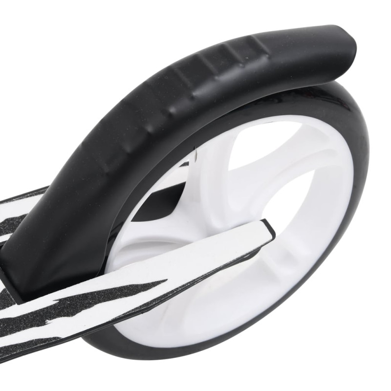 Produktbild för Sparkcykel med justerbart styre svart