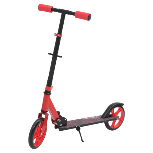 vidaXL Sparkcykel 2 hjul med justerbart styre röd
