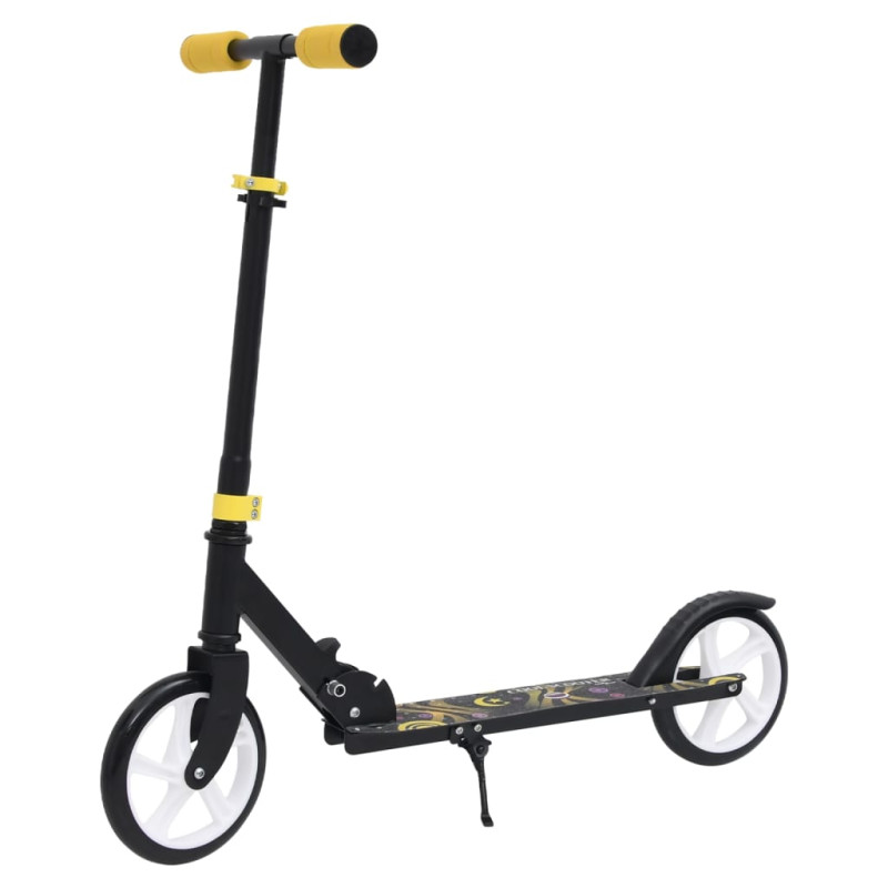 Produktbild för Sparkcykel 2 hjul med justerbart styre gul
