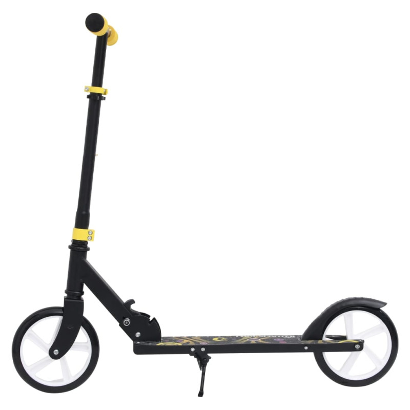 Produktbild för Sparkcykel 2 hjul med justerbart styre gul