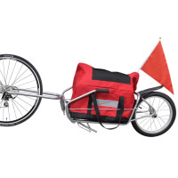 Miniatyr av produktbild för Cykelsläp ett hjul med förvaringsväska