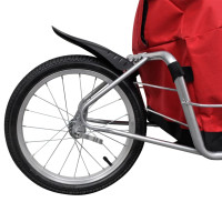 Miniatyr av produktbild för Cykelsläp ett hjul med förvaringsväska