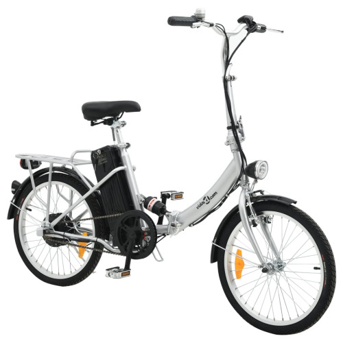 vidaXL Ihopfällbar elektrisk cykel med litium-jon batteri och aluminium legering