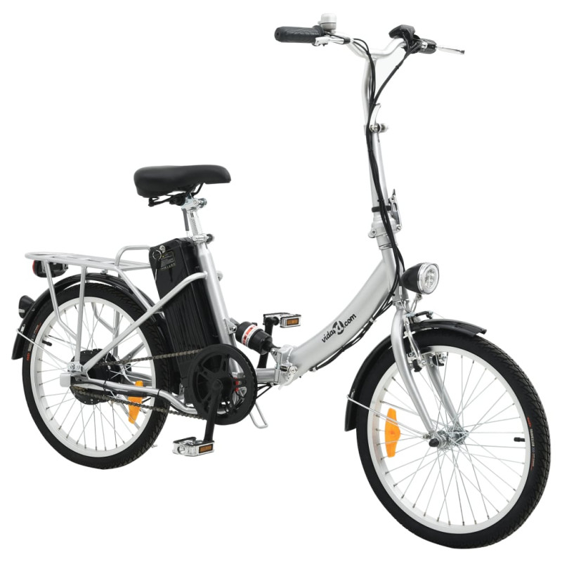 Produktbild för Ihopfällbar elektrisk cykel med litium-jon batteri och aluminium legering