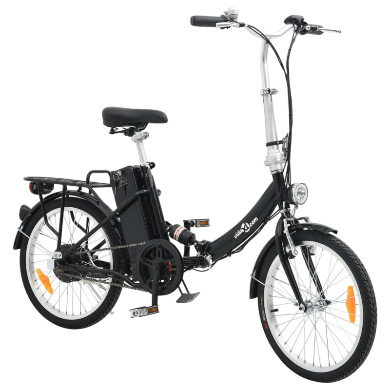 Produktbild för Ihopfällbar elektrisk cykel med litium-jon batteri och aluminium legering