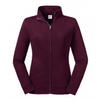 Russell Ladies' Authentic Sweat Jacket Burgundy