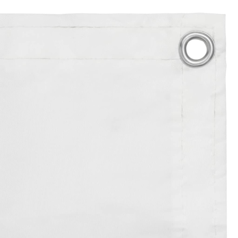 Produktbild för Balkongskärm vit 90x500 cm oxfordtyg