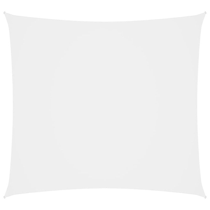 Produktbild för Solsegel Oxfordtyg kvadratiskt 3,6x3,6 m vit