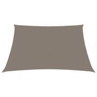 Produktbild för Solsegel oxfordtyg rektangulärt 2,5x3 m taupe