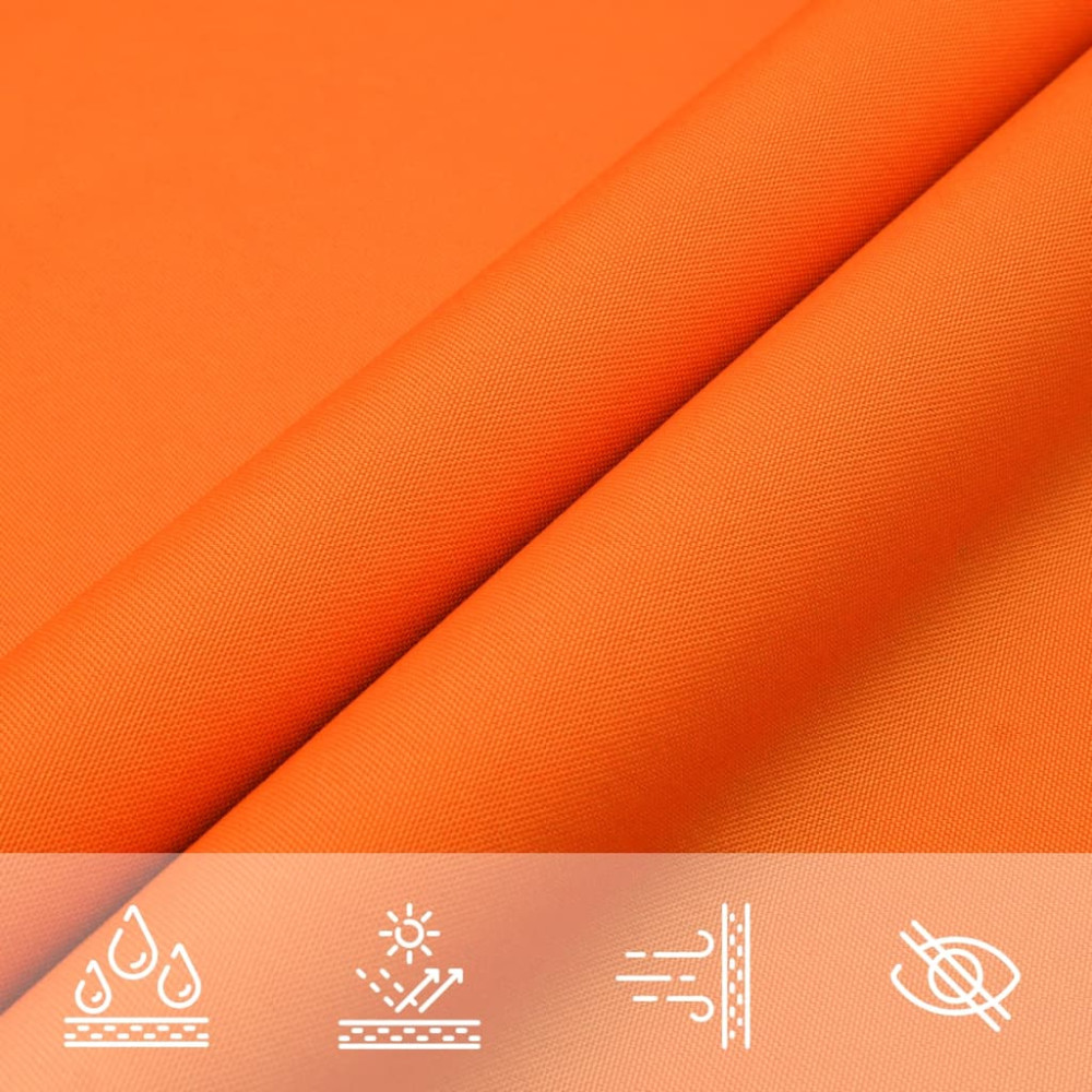 Produktbild för Solsegel oxfordtyg rektangulärt 3,5x5 m orange