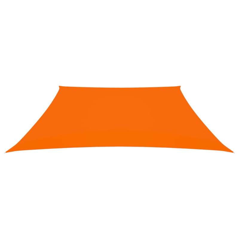 Produktbild för Solsegel oxfordtyg trapets 3/4x3 m orange