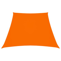 vidaXL Solsegel oxfordtyg trapets 3/5x4 m orange