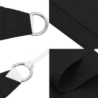 Produktbild för Solsegel oxfordtyg fyrkantigt 2x2 m svart
