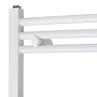 Produktbild för Handdukstork centralvärme element böjd 480 x 480 mm