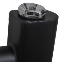 Miniatyr av produktbild för Handdukstork centralvärme element rak 480 x 480 mm svart