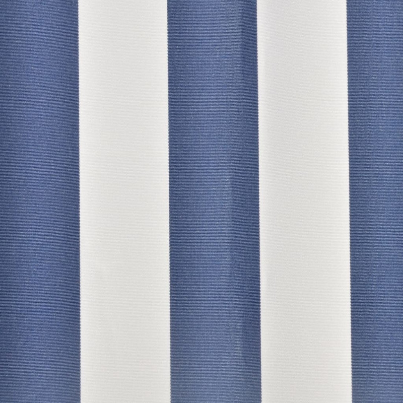 Produktbild för Markisduk blå & vit 500x300 cm