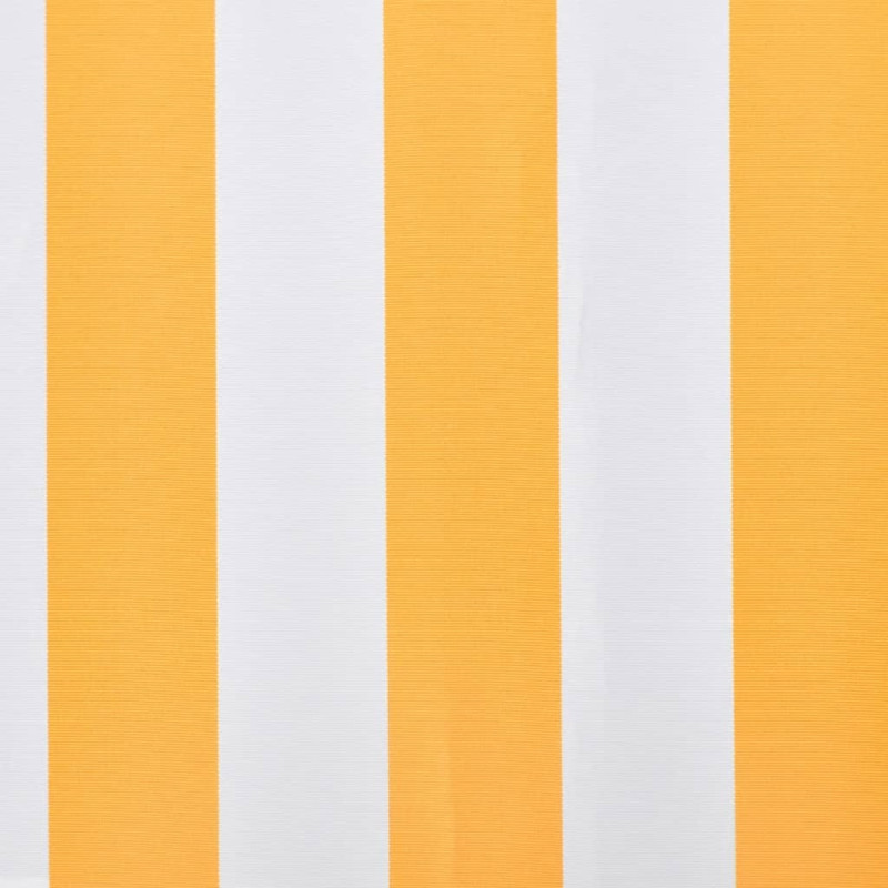 Produktbild för Markisduk orange & vit 350x250 cm