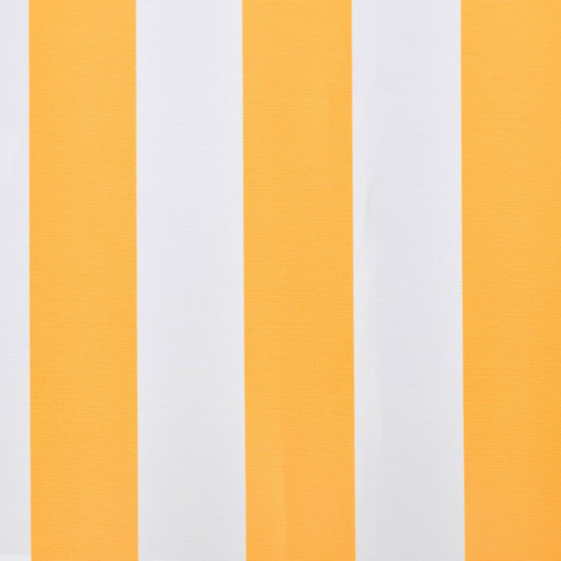 Produktbild för Markisduk orange & vit 450x300 cm