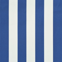 Produktbild för Markis 350x120 cm blå och vit