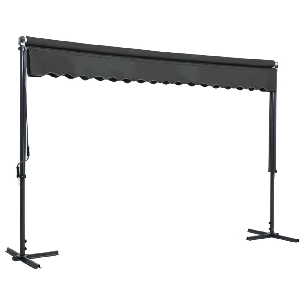 Produktbild för Fristående markis 400x300 cm antracit