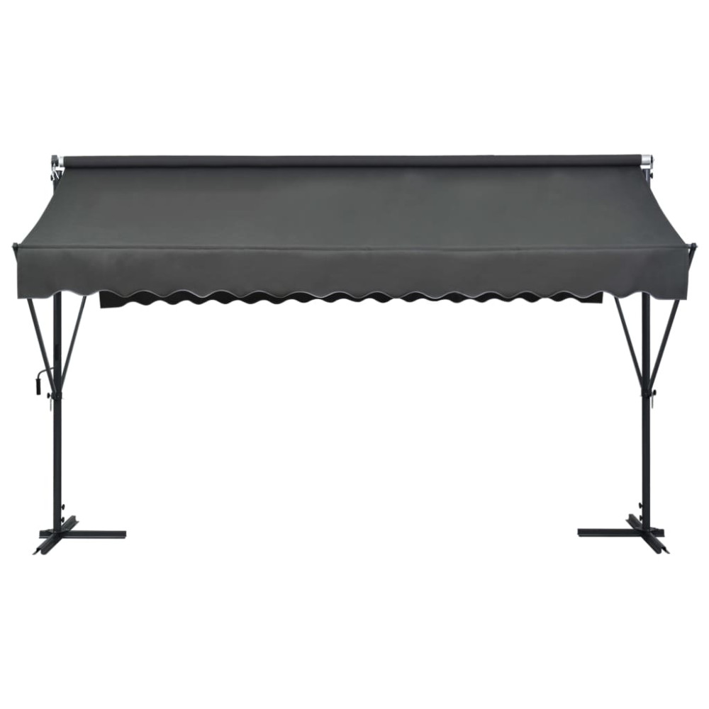 Produktbild för Fristående markis 400x300 cm antracit