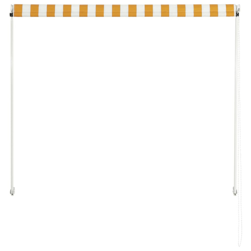 Produktbild för Markis 100x150 cm gul och vit