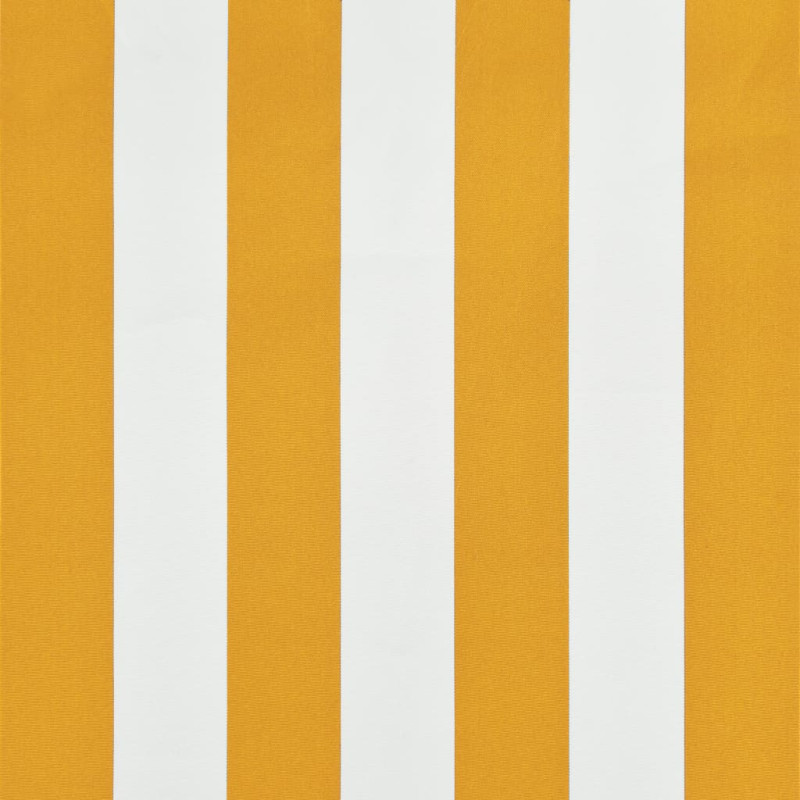 Produktbild för Markis 100x150 cm gul och vit