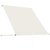 Produktbild för Markis 100x150 cm gräddvit