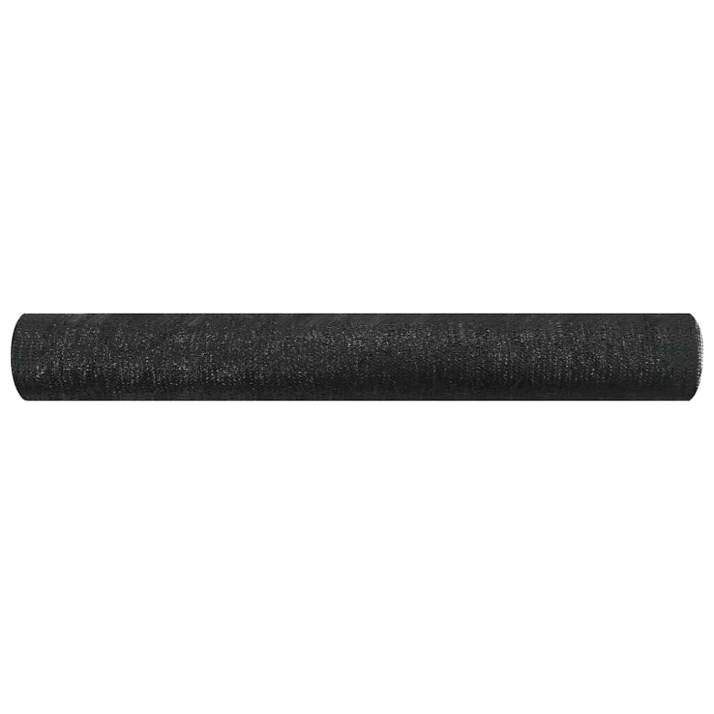 Produktbild för Insynsskyddsnät svart 3,6x50 m HDPE 75 g/m²