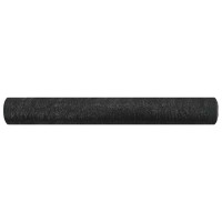 Produktbild för Insynsskyddsnät svart 3,6x50 m HDPE 75 g/m²