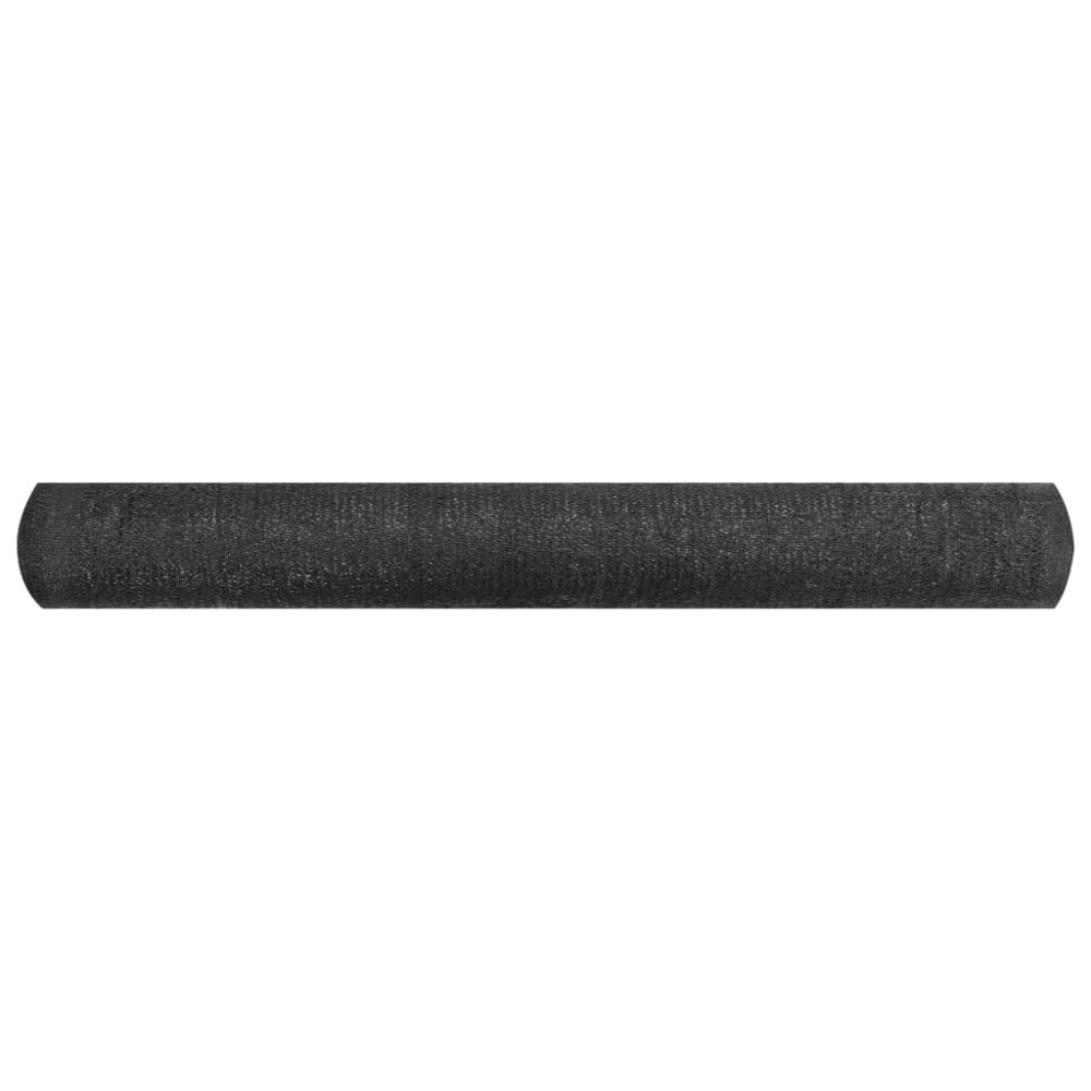 Produktbild för Insynsskyddsnät svart 1,8x25 m HDPE 195 g/m²