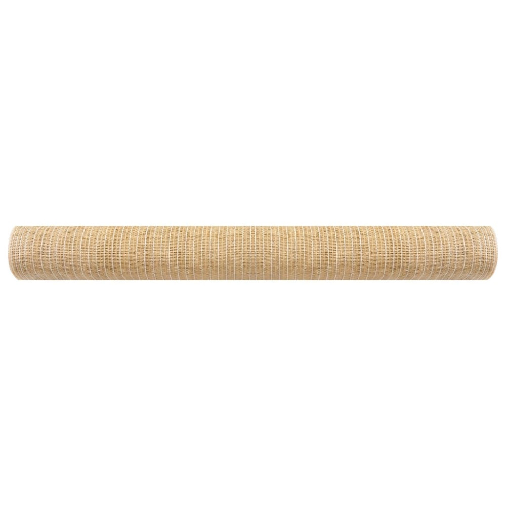 Produktbild för Insynsskyddsnät beige 3,6x25 m HDPE 75 g/m²